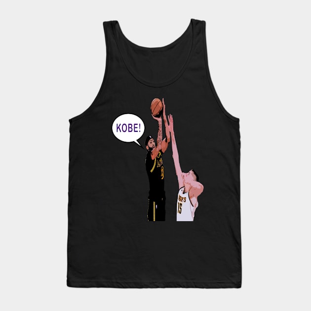 Anthony Davis Game Winning Three Tank Top by IronLung Designs